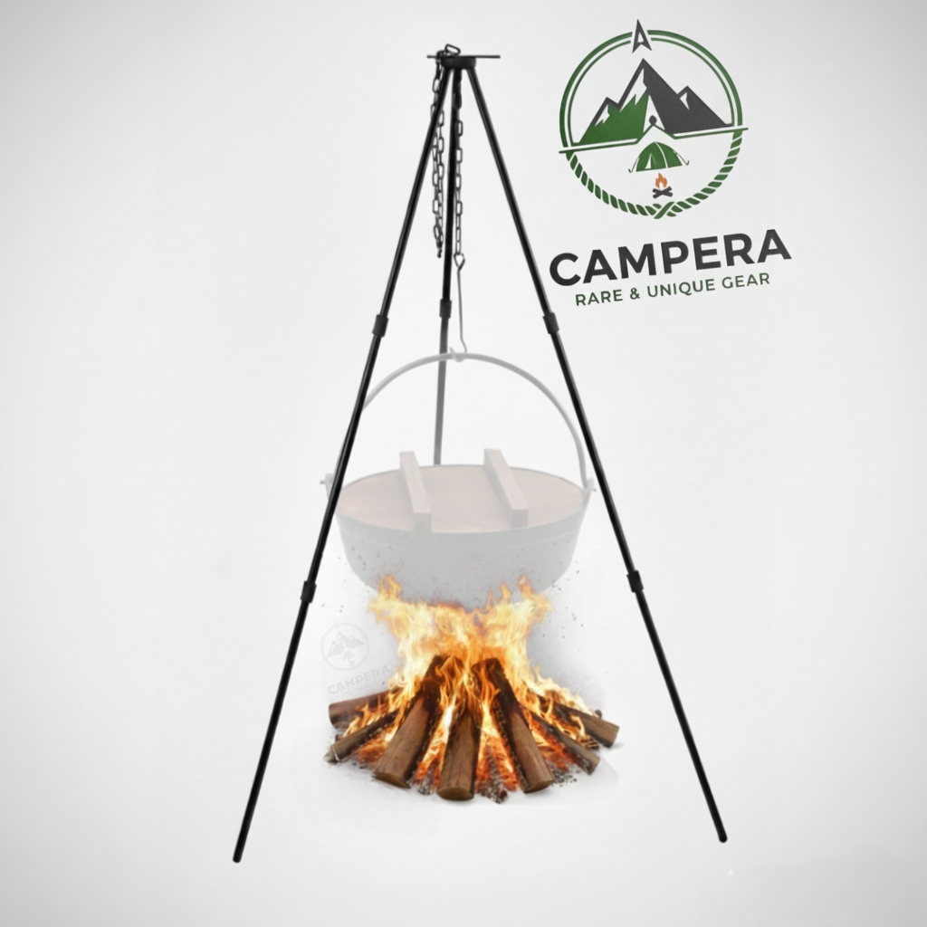 سه پایه سرخ پوستی کم جا ( همراه کیف)